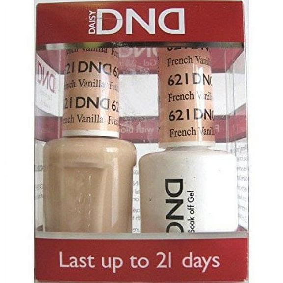 DND Nail Polish Gel & Matching Lacquer Set (621 - French Vanilla)
