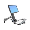 thumbnail image 3 of Ergotron StyleView - Trousse de Montage (Repose-Poignet, Trousse de Support de Montage de Rail, Support de Réglage de Hauteur, Plateau de Clavier avec Plateau de Souris Gauche/droite, Support pour Lecteur de Codes-Barres et Souris, Bras Combiné) - pour Écran LCD / Équipement PC - Aluminium Poli - Taille d'Écran : jusqu'à 24 Pouces, 3 of 4