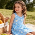 thumbnail image 7 of Lanbubble 2-Pack Girls' Dresses Sleeveless Summer Dress Casual Sundress For Toddler Girl 2-6T, 7 of 7