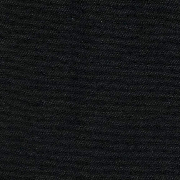 12 oz Brushed Bull Denim Black, Fabric by the Yard