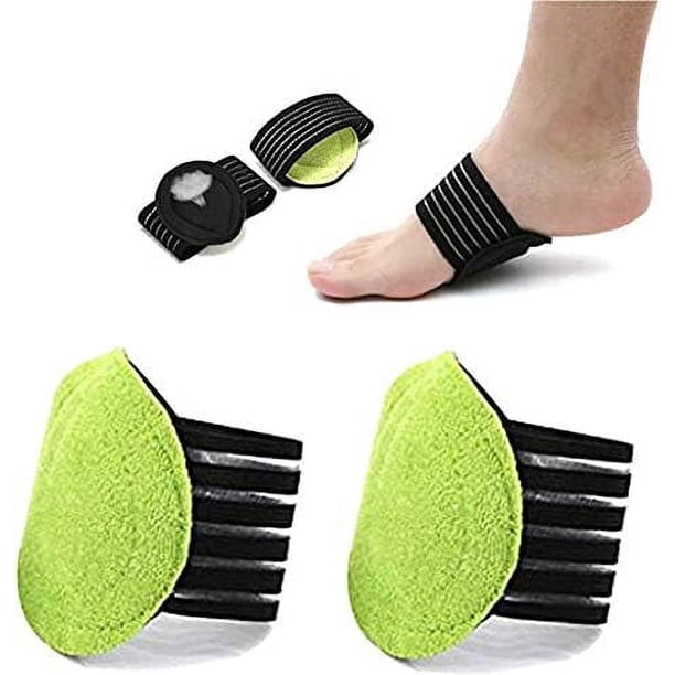 Zhuge 2 pares de mangas de soporte acolchadas para fascitis plantar, almohadillas para aliviar el dolor de pies y fascitis plantar