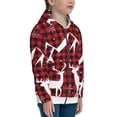 thumbnail image 5 of Kdxio Christmas Buffalo Plaid Pattern Kids Boys Girls Zip Up Hoodie 3D Printed Hooded Sweatshirt Hoody Coat with Pocket 7-12 Y-Small, 5 of 6