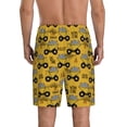thumbnail image 3 of Kdxio Modern Truck Print Mens Sleep Shorts Bottoms Soft Comfy Pajama Wear Pants with Drawstring Pockets, 3 of 7