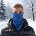 thumbnail image 4 of Unique Bargains 1 Pc Multi-function Neck Warmers Cold-proof Face Mask for Cycling Blue, 4 of 6