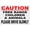 Warning Sign 3, variant on Caution Free Range Children and Animals Sign Drive Slowly Sign 8"x12", Aluminum Tin Warning Signs for Home Outdoor Garden, Durable Safety Sign