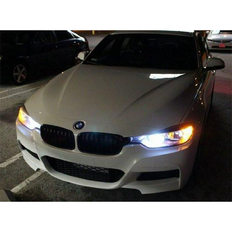 Xotic Tech 2x White 6000K Error Free BA9 H6W LED Bulbs Kit for BMW F30 3 Series Parking Lights, Size: 1157
