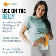 thumbnail image 5 of SunnyBay Adhesive Heat Patches for Neck, Knee, and Upper or Lower Back, Air-Activated Heat Pads for Menstrual Cramps, Stiffness, Sprains, and More, Stick to Clothing, 5x3 inches, 30 Count, 5 of 7