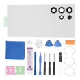 thumbnail image 1 of Replacement Back Glass with Pre-Installed Camera Lens and Repair Tool Kit for Samsung Galaxy S23 Ultra White, 1 of 4