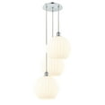 thumbnail image 4 of Innovations Lighting - White Venetian - 3 Light Cord Hung Multi Pendant In, 4 of 7