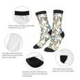 thumbnail image 3 of Zufioo Funny Chicken Print Children's Mid-tube Socks, Contrast Color High Elastic Sports Socks - Sweat-absorbent, Warm, Suitable for Children Aged 6-10, 3 of 5