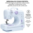 thumbnail image 2 of Maquina De Coser Portatil Electrica Mas Kit Costura Y Pedal Color Blanco, 2 of 6