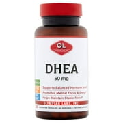 Olympian Labs DHEA Vegetarian Capsules, 50 Mg, 60 Ct