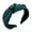 Green, variant on OJJCXA Headbands for Women Silky Braid Decor African Boho Stretch Turban Headwrap Comfortable Wavy Headbands Yellow One Size
