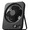 Black, variant on MDHAND Desktop Fan, 5 Speeds with Battery Level Indicator, USB Rechargeable, Quiet Motor, Brown