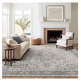 thumbnail image 3 of Runner Rug 2x10 Boho Tribal Machine Washable Rug, Vintage Distressed Print Thin Chenille Bedroom Kitchen Hallway Accent Rug, Low Pile Lightweight Non Slip with Gripper, 3 of 7