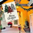 thumbnail image 6 of Merry Christmas Garden Flags 12x18 Double Sided Christmas Tree Yard Flag Burlap Farmhouse Welcome Decorative Flags for Outside Outdoor Lawn Xmas Decoration, 6 of 6