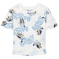 thumbnail image 2 of Bluey Waffle Knit Drop Shoulder T-Shirt and Shorts Outfit Set Infant to Little Kid, 2 of 4