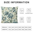 thumbnail image 5 of COMIO Navy Blue Green Pillow Covers Dahlia Modern Geometry Flower Decorative Throw Pillows Outdoor Summer Floral Farmhouse Pillowcases Cushion Case Decor for Home Sofa Couch Bed, 5 of 5