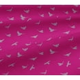 thumbnail image 4 of oneOone Viscose Jersey Fabric Bird Ikat Print Sewing Fabric BTY 60 Inch Wide, 4 of 4