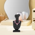 thumbnail image 5 of Bust Mannequin Necklace Display Organizer Model Jewelry Earring Display Stand Resin Jewelry Mannequin Necklace Display Holder, 5 of 6