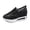 Black, variant on HEWUQI Floral Embroidery Shoes for Women 2026 Dressy Comfortable Platform Hidden Wedge Breathable Mesh Slip on Lace Walking Work Sneakers Black Size 8