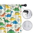 thumbnail image 4 of Blackout Kids Curtains,LightColor Cartoon Dinosaurs Pattern Childrens Insulated Curtains Set Of 2,Bedroom Essentials,Toddler Room Decor 42"x84", 4 of 5