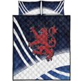 thumbnail image 2 of Escocia Celtic Quilt Bed Set - Scottish Flag Lion Polygon Style, 2 of 2