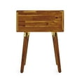 thumbnail image 6 of Dalen Nightstand, Mid-Century Style, Solid Wood Ends Table for Bedroom, Caramel, 6 of 8