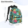 thumbnail image 3 of Daiia Pineapple School Backpack for Men Women, Unisex Large Waterproof Bookbag Schoolbag Casual Daypack for High School/College/Teens/Travel/Work Black, 3 of 8