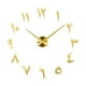 thumbnail image 1 of Reloj de pared decorativo de cuarzo Sunnimix grande moderno 3D dorado, 1 of 8