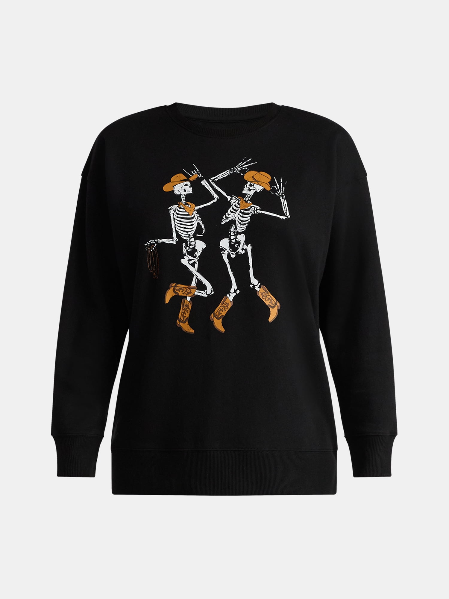 Women's Halloween Howdy Graphic Fleece Sweatshirt from Way to Celebrate, Sizes S-3XL