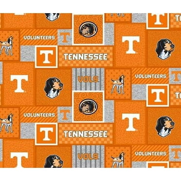 NCAA-Tennessee TEN-1177 College Patch Crafting Fleece, by the yard