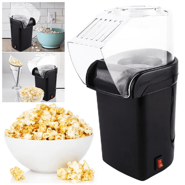Popcorn Machine Automatic Popcorn Electromechanical Small Popcorn Machine Home Kitchen Mini Popcorn Machine US Plug