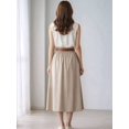 thumbnail image 4 of Women'S Vintage High Waist A-Line Flared Midi Skirts Color XL, 4 of 7