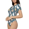 thumbnail image 2 of Naloa Cute Rabbit Women's Short-Sleeved Onesie, One-Piece Swimsuit for Parties, dates, clubs - Large, 2 of 9