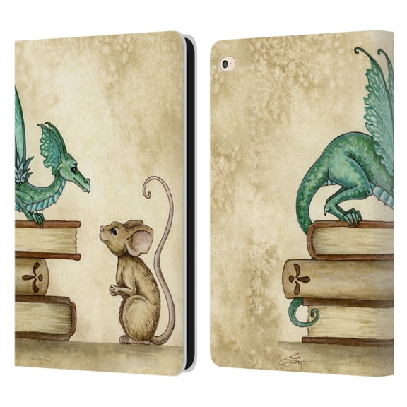 Head Case Designs Officially Licensed Amy Brown Folklore Curious Encounter Leather Book Wallet Case Cover Compatible with Apple iPad Air 2 (2014)