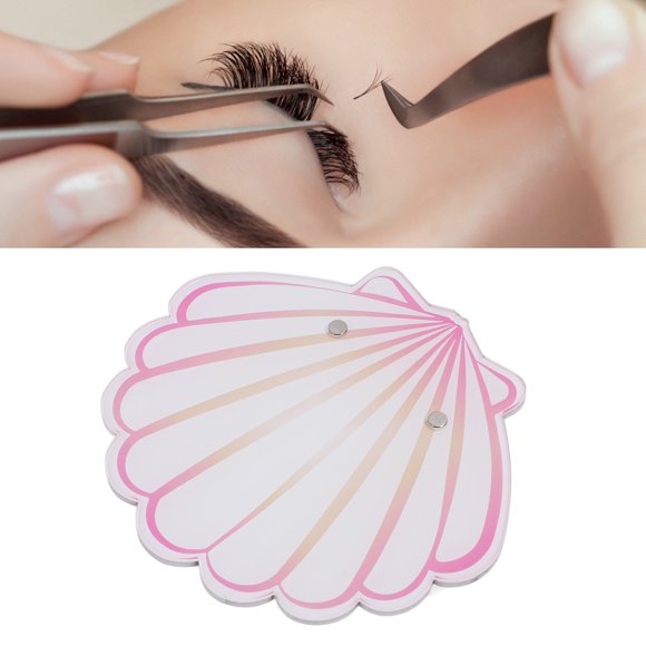 Paleta de extensión de Pestañas, Soporte de PlásTico para Pinzas de Pestañas Postizas de Tamaña Más Grande, Almohadillas Lavables, Anti Caída, Resistente al Desgaste, Párr.