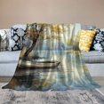 thumbnail image 2 of Fenyluxe Boats Water Tree Ideal Comfy Throw Blanket Soft Plush Blanket for All Seasons - Bed Blanket 40x50in, 2 of 6