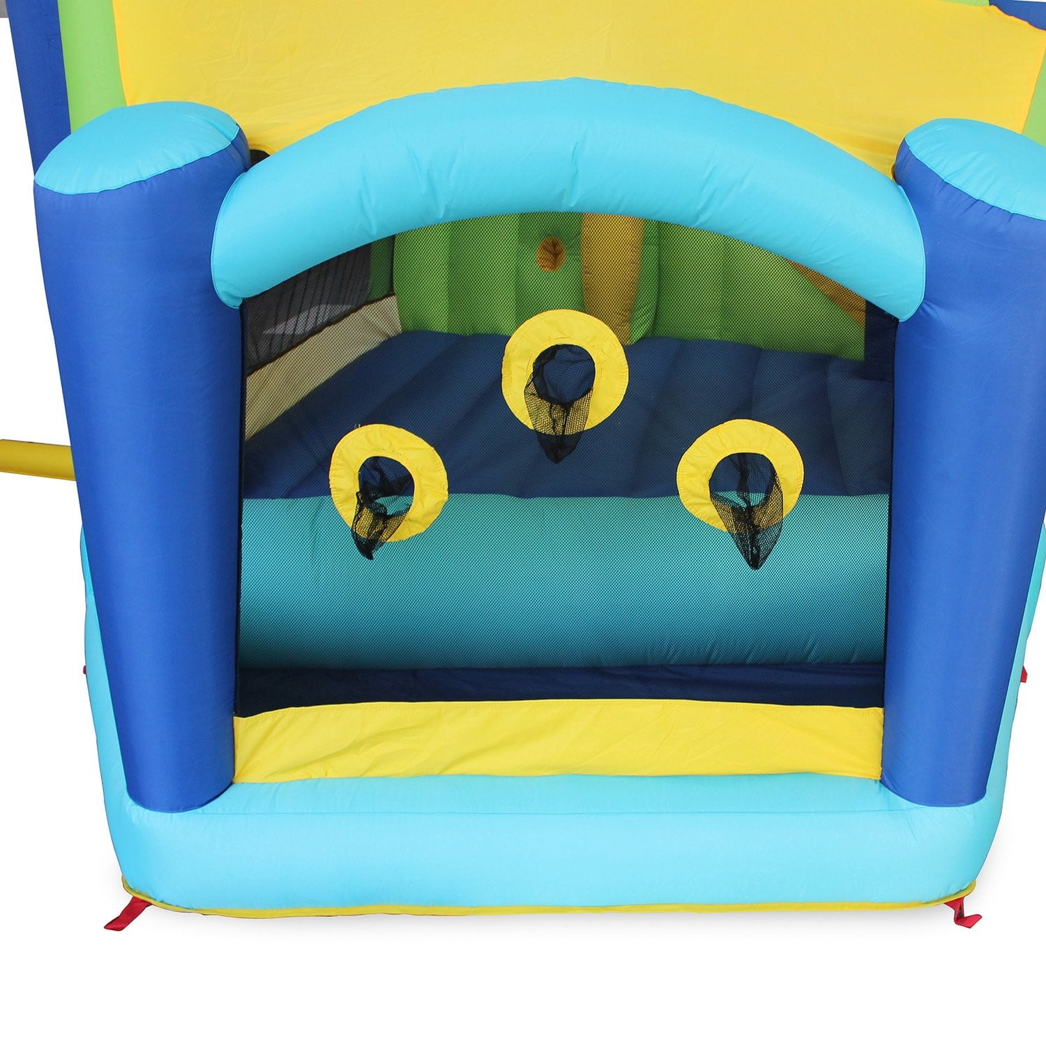 my first jump n slide with ball pit