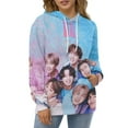 thumbnail image 4 of Kpop BTS Hoodie Unisex 3d Novelty Hoodies Graphic Hoodies Pullover Sweatshirts For Men Women Teen XL, 4 of 7