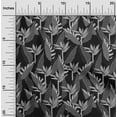 thumbnail image 2 of oneOone Velvet Gray Fabric Floral Fabric For Sewing Printed Craft Fabric By The Yard 58 Inch Wide, 2 of 5