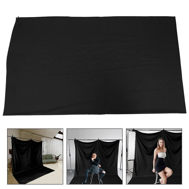 BEADCEST 1Ud Telón Negro Para Fotografía Con Material Duradero Y Fácil De Transportar