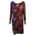 thumbnail image 1 of PENGXIANG Robe Rétro à Manches Longues avec Imprimé de Célébrités, 1 of 3