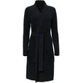 thumbnail image 2 of Barefoot Dreams Women's CozyChic Lite He Ribbed Robe, Black, Small/Medium, 2 of 3