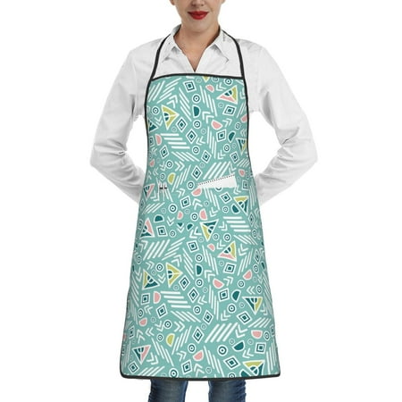 

Sikiie Geometric Elements Aprons for Kitchen Cooking Aprons Chef Apron for Men Women Chef