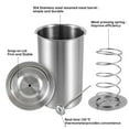 thumbnail image 2 of Ham Press Maker Stainless Steel Meat Press Maker for Making Healthy Homemade Deli Meat with Thermometer Meat Press Machine Sandwich Meat Steamer for Cooking Sandwich Seafood Poultry, 2 of 9