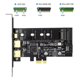 thumbnail image 3 of Tarjeta PCI Express 3X PCI-E a USB 3.0, incluye 1 puerto C y 2 puertos A, adaptador PCIe M.2 NVME con soporte, 3 of 4