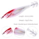 thumbnail image 2 of Señuelo Pulpo Ganchos 10cm 10g Luminoso Pulpo Cebo Tackle (Cabeza Cuerpo) Rojo Plata Ndcxsfigh  Para Estrenar, 2 of 3