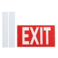 thumbnail image 3 of Pen+Gear 7x12 inch Exit Sign - Durable Acrylic, High Visibility Red with White Text, Emergency Use, 3 of 9