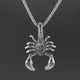 thumbnail image 4 of Men Hip Hop Jewelry Scorpio Long Chain Silver Color Scorpion Pendant Necklace for Men Women Punk Rock Christmas Jewelry Gift, 4 of 5